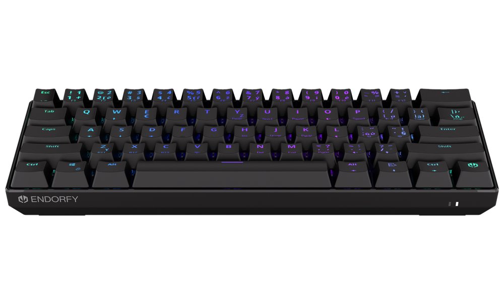 Tastierë Endorfy Thock Compact Wireless, Kailh Red, RGB, e zezë