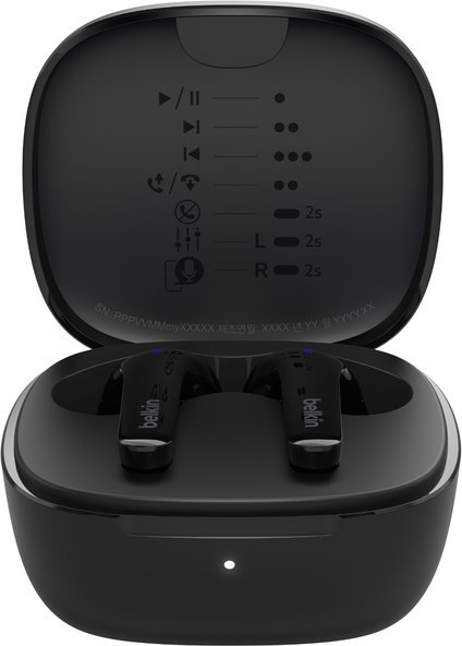 Слушалки Belkin SoundForm Motion, True Wireless, Bluetooth, црни