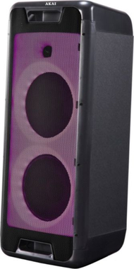 Kutizë zanore Akai Party Box 800, me drita LED, portativ, e zezë