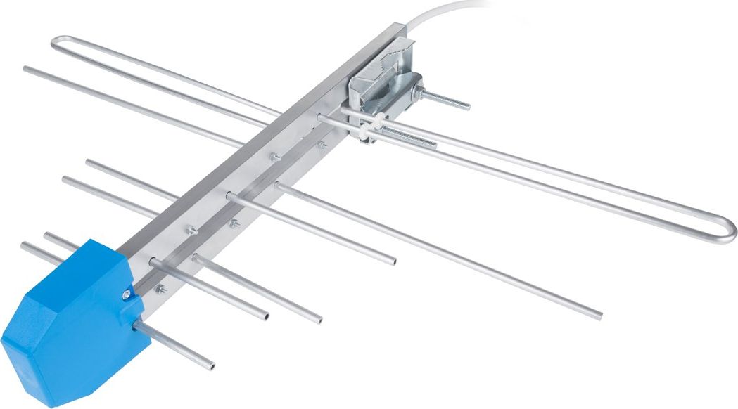 Antena TV Sonus FVB T, me përforcues, 40 dB, e zezë