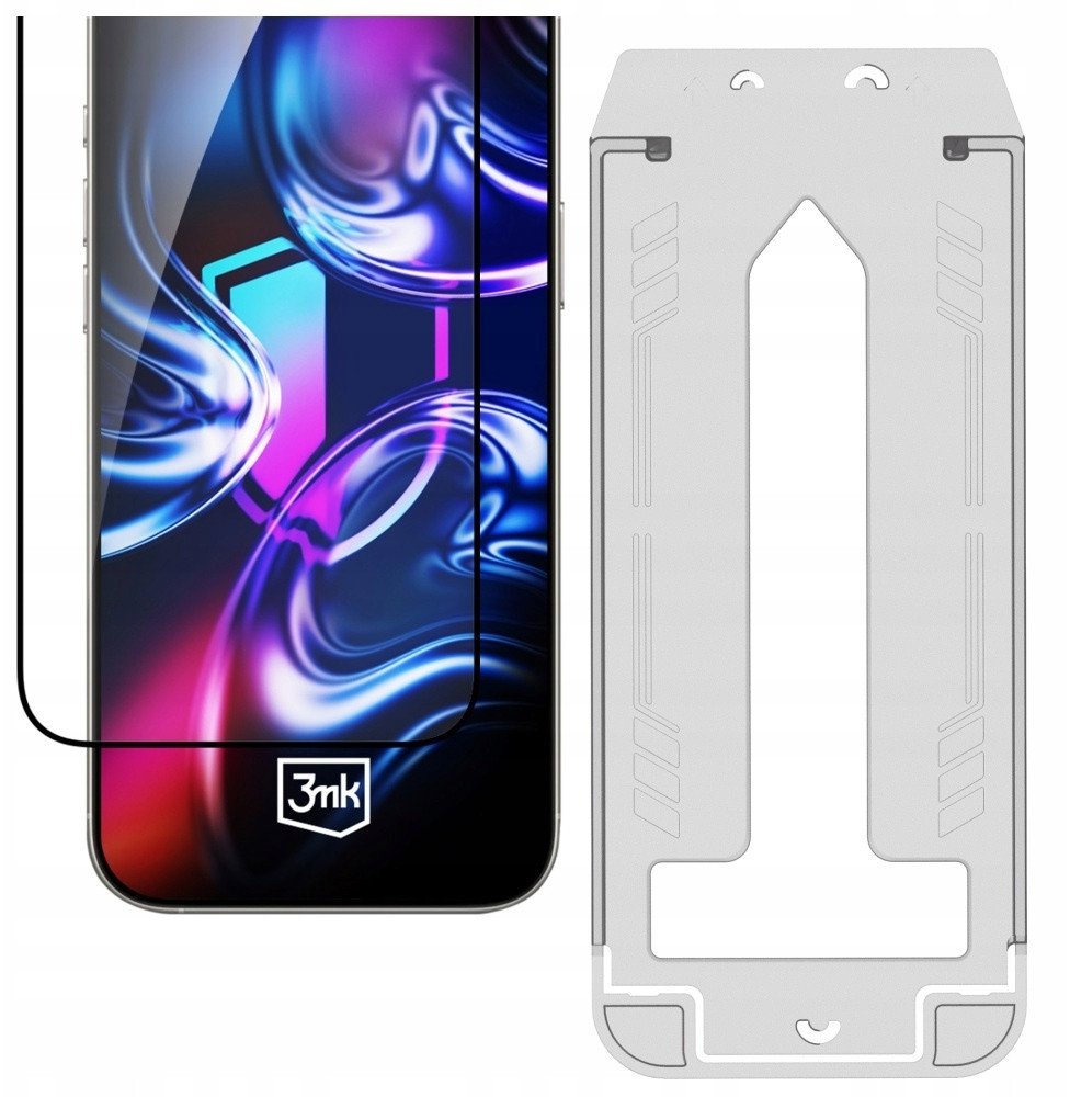 Заштитно стакло 3MK HardGlass Max за Samsung Galaxy S24 S25, со апликатор, проѕирно