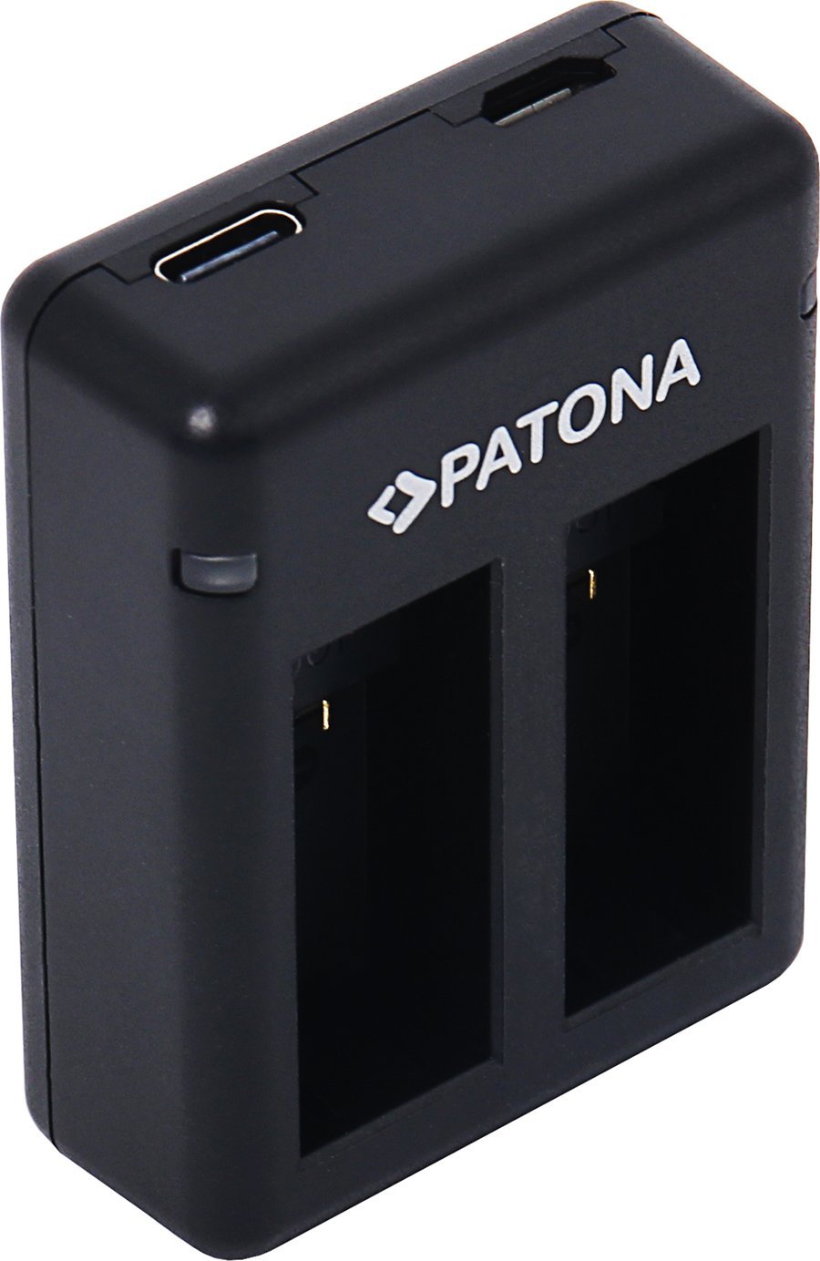 Karikues baterish Patona Dual USB, për GoPro Hero 9 dhe Hero 10, i zi