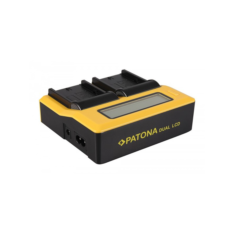 PATONA Dual LCD USB Charger for Sony NP-FM50 NP-F550 NP-F750 NP-F970