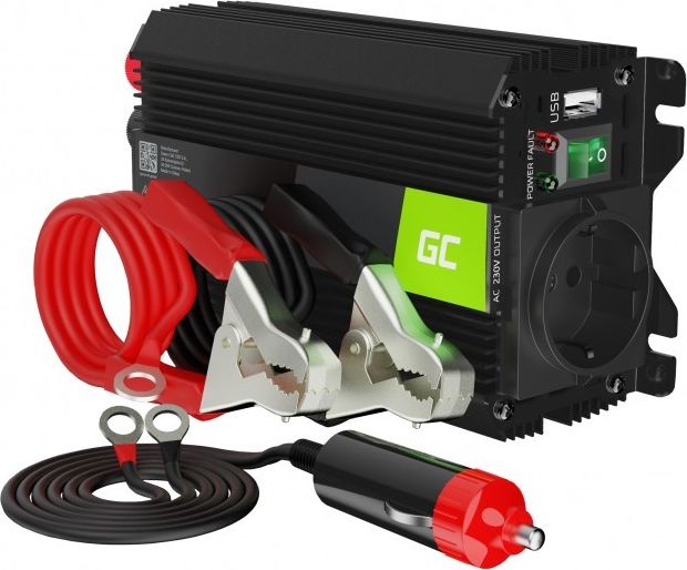 Конвертор на енергија Green Cell PRO, од 24V во 230V, 300W, сив