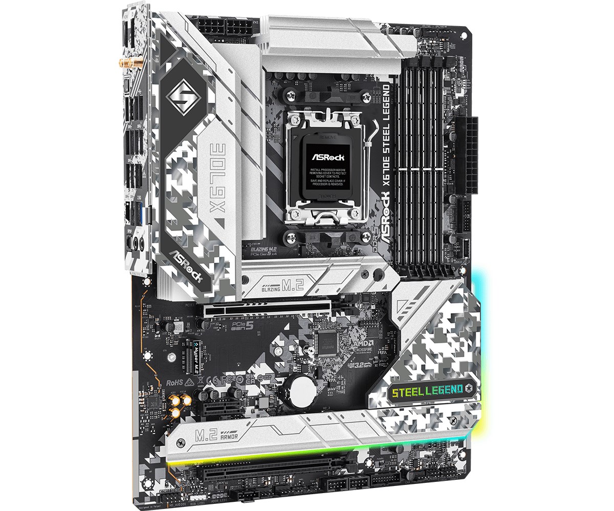 Pllakë amë Asrock X670E Steel Legend AMD X670 Socket AM5 ATX