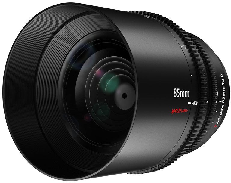 Objektiv kinematografik 7Artisans Spectrum 85mm T2.0, Canon RF, i zi