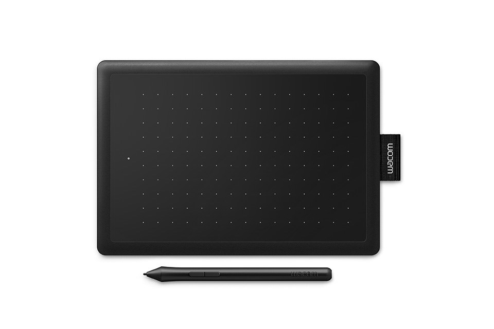 Tablet grafik Wacom One Medium, i zi/i kuq