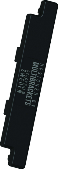 Kapak skaji për shina Multibrackets M Pro Series, set 2 copë, plastikë, i zi