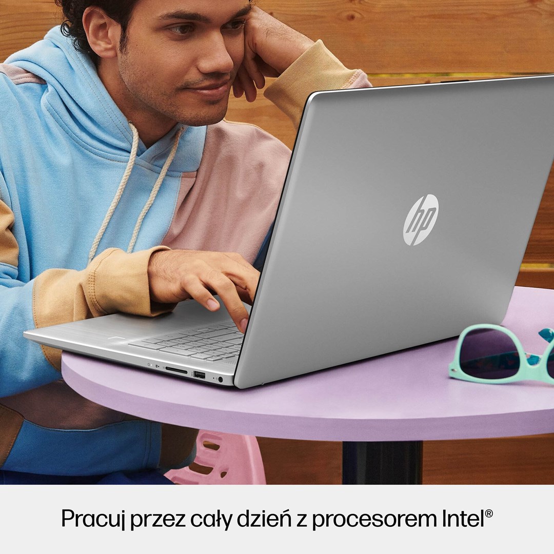 Лаптоп HP 17-cn3134nw Intel, 17.3", Intel i7-1355U, 16 GB RAM, 512 GB SSD, i argjendtë