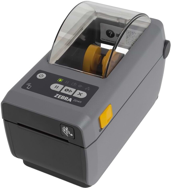 Печатач за етикети Zebra ZD411, DT, 203dpi, слот за модуларен конектор, црна боја