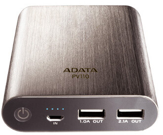PowerBank A-DATA, gri