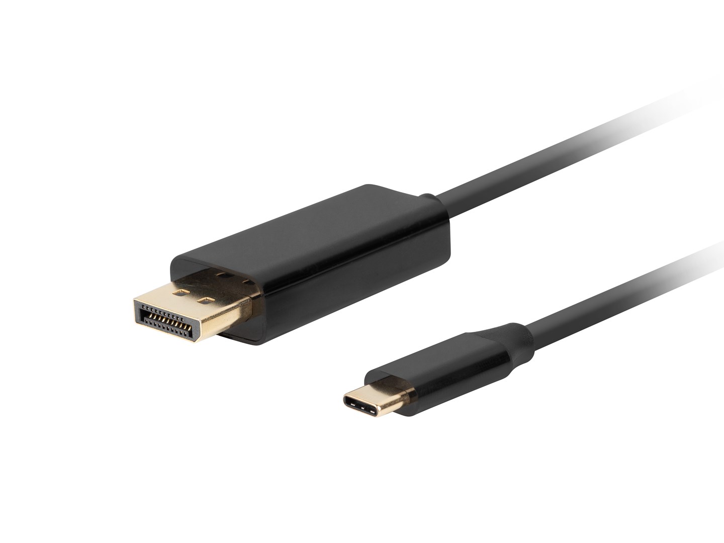 Kabllo Lanberg, USB Type-C / DisplayPort, 1 m, e zezë