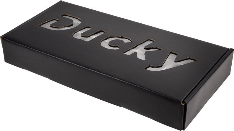 Set keycap Ducky Phantom Black, PBT Double Shot, 108 taste, US layout, i zi