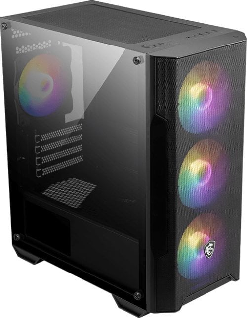 Kasë MSI MAG Forge M100A RGB, e zezë