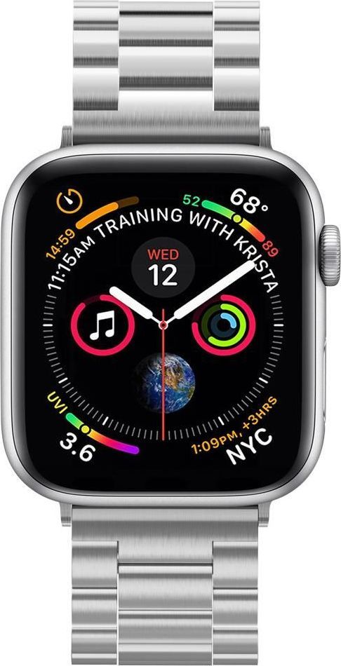 Rrip Spigen Modern Fit për Apple Watch 1/2/3/4 (42 / 44MM), i argjendtë