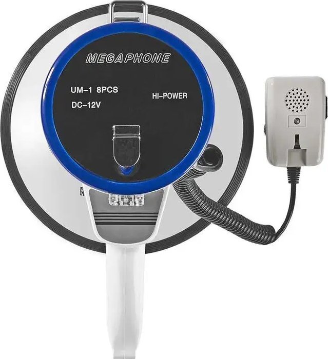 Megafon Nedis MFND25, 25W, rreze 1500 m, bardh e kaltër