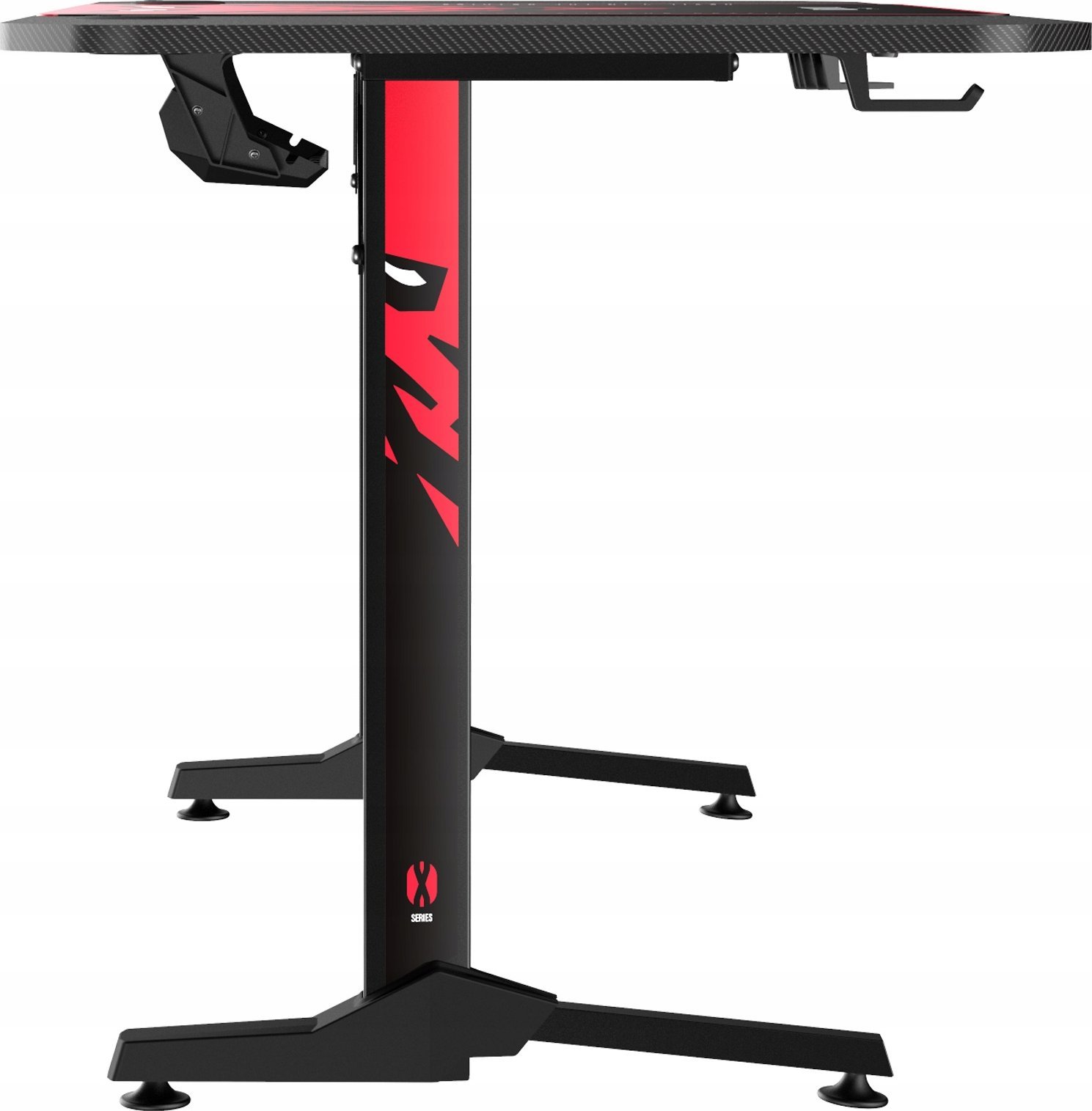 Tavolinë gaming Diablo Chairs X Mate 1600, 160 x 75 cm, kapacitet deri 80 kg, e zezë