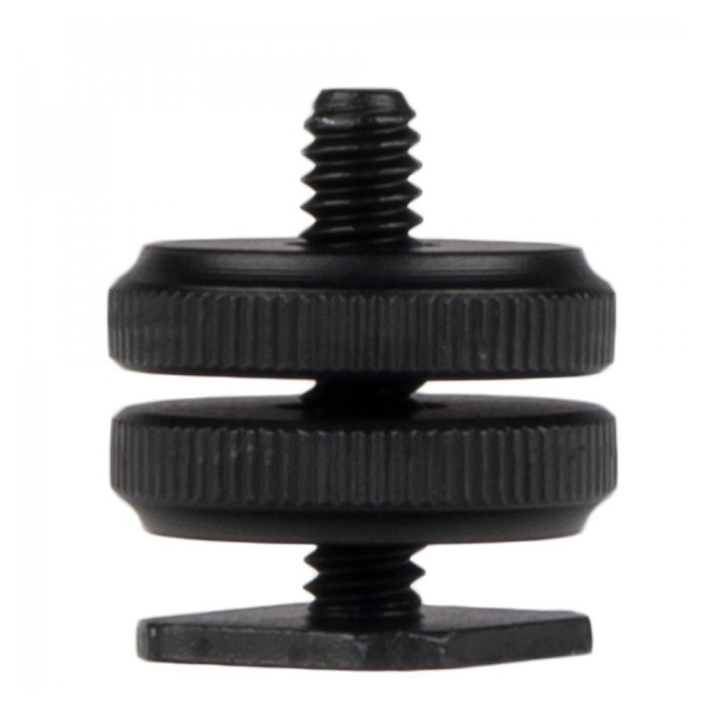 Genesis Gear Cold shoe with 3/8 two rings