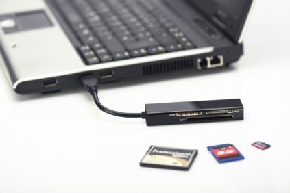 Lexues kartash Ednet USB 3.0 Multi Card Reader, i zi