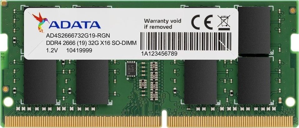 Memorie RAM për laptop ADATA Premier, 32GB DDR4, 3200MHz