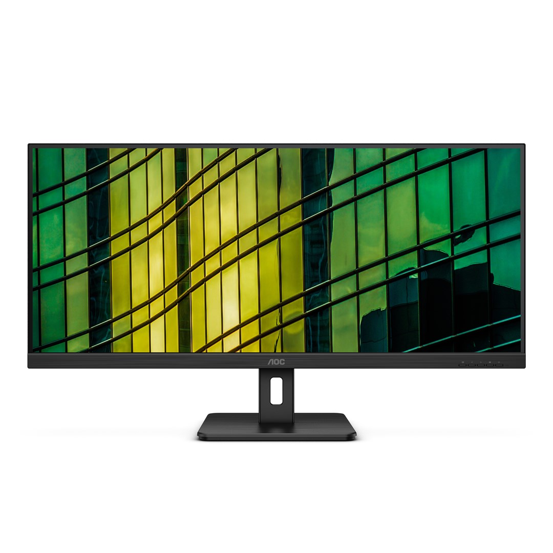 Monitor AOC U34E2M, 34", 3440 x 1440, Wide Quad HD, 100 Hz, i zi