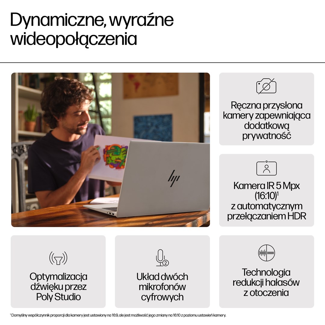 Лаптоп HP ENVY 17-da0004nw, 17.3", Intel 155H, 16 GB RAM, 1 TB SSD, i argjendtë