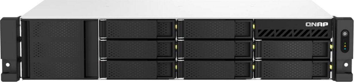 Server skedarësh QNAP TS-864eU-RP-8G, Intel Celeron, 2.5GbE, rack, i zi