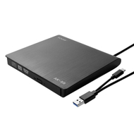 Disk optik i jashtëm SAVIO AK-59, CD/DVD R/RW, USB-C/USB-A Disk optik i jashtëm SAVIO AK-59, CD/DVD R/RW, USB-C/USB-A