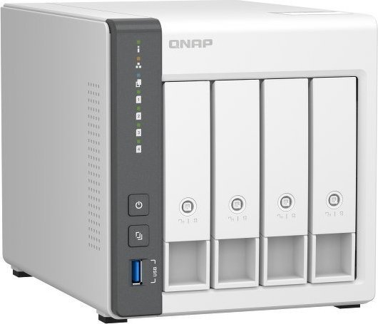 Server NAS QNAP TS-433-4G, 4 bay, 4GB RAM, i bardhë