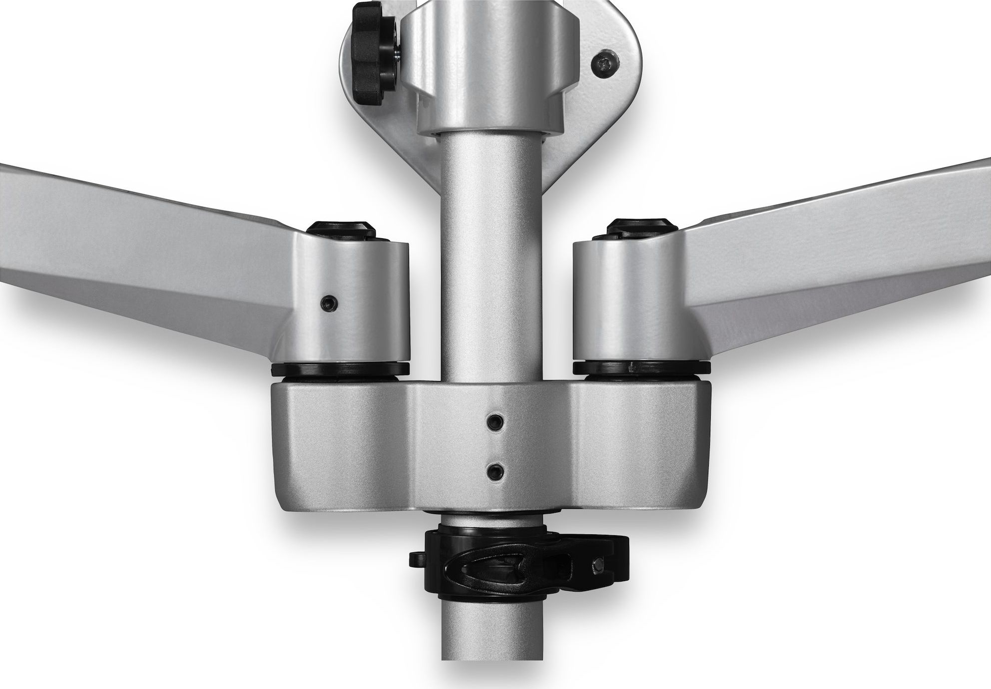 Stacion muri për punë StarTech, krah monitori 34", tavolinë tastiere ergonomike, i zi