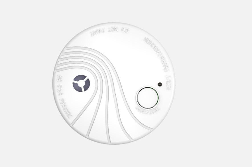 Detektor tymi wireless Hikvision AX PRO DS-PDSMK-S-WE, me sirenë, i bardhë