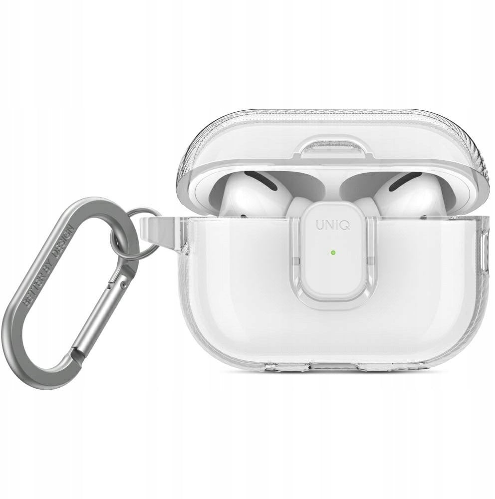 Këllëf Uniq Glase Pro për AirPods Pro 2, TPU, transparent