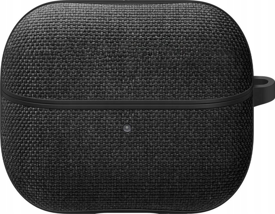 Këllëf Spigen Urban Fit për Samsung Galaxy Buds 3 Pro 3, pëlhurë premium, kompatibil me karikim wireless, i zi