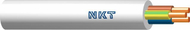 Kabllo elektrike NKT YDY 3x1.5 mm², 450/750V, 100 m, e bardhë