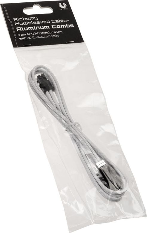 Kabllo zgjatues BitFenix ATX EPS 4 pin, 45cm, e bardhë