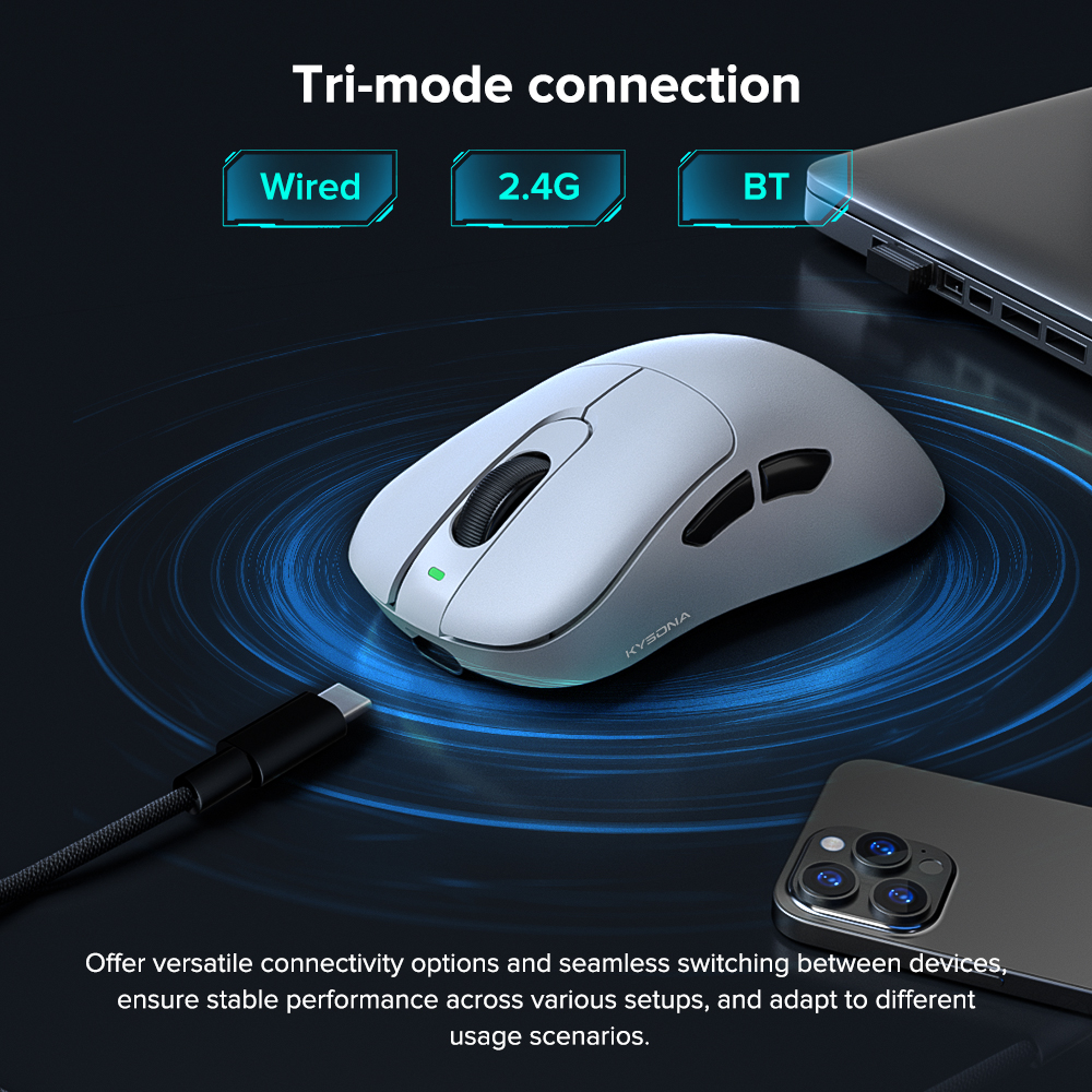 [OUTLET] Maus Kysona M617, i bardhë