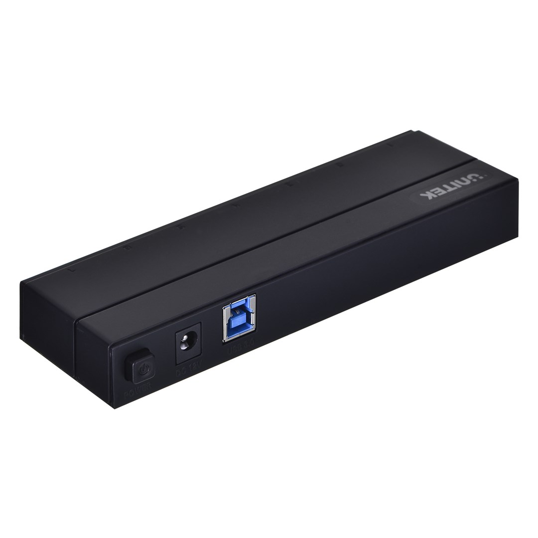 USB Hub Unitek Y-3184, 7x USB-A 3.0, 5 Gb/s, i zi