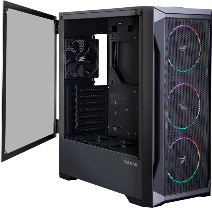 Kasë kompjuteri Zalman Z8 MS, ARGB, e zezë