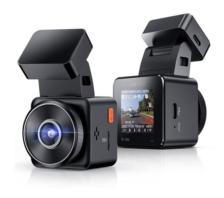 Regjistrues video Vantrue E1 LITE, 1080p, 160°, Wi-Fi, e zezë 