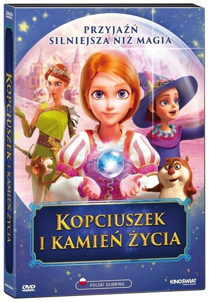 DVD film animuar Cinderella And The Stone of Life, për fëmijë, shumëngjyrëshe