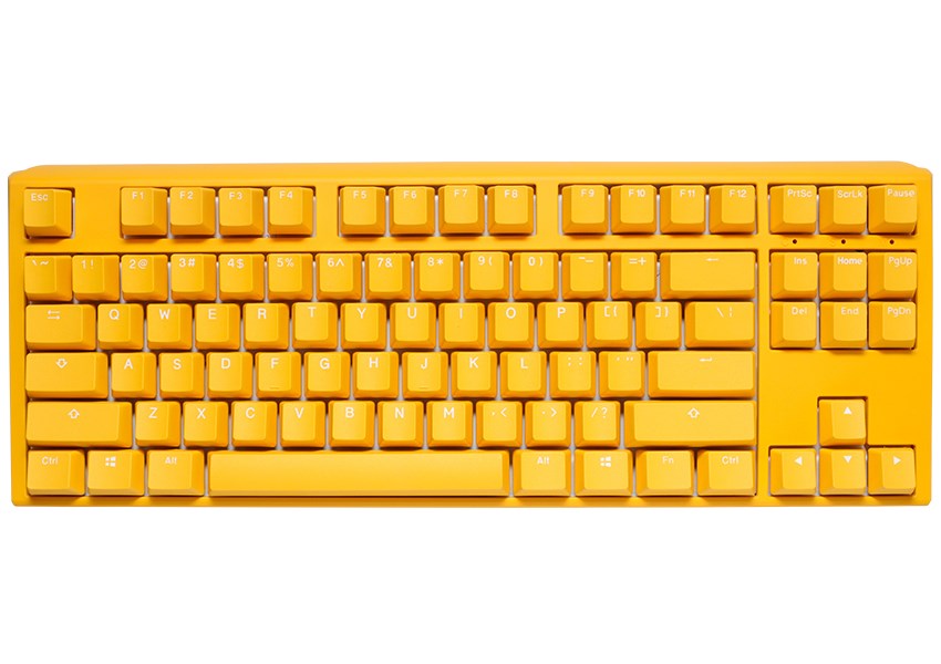 Tastierë Ducky One 3 Yellow TKL, Cherry MX Black, e verdhë