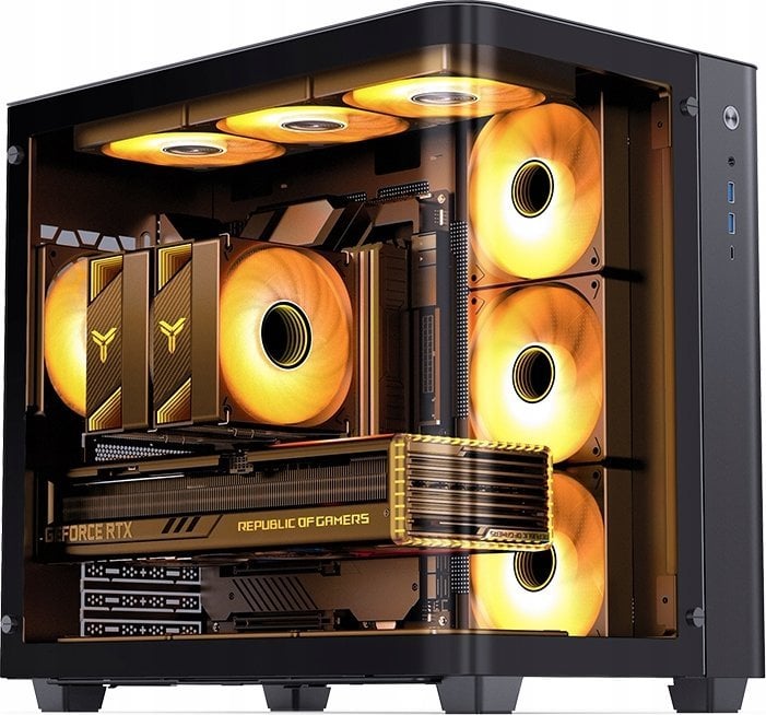 Kasë Jonsbo Jonsbo TK-3 - ATX-Gehäuse, e zezë, Full Tower