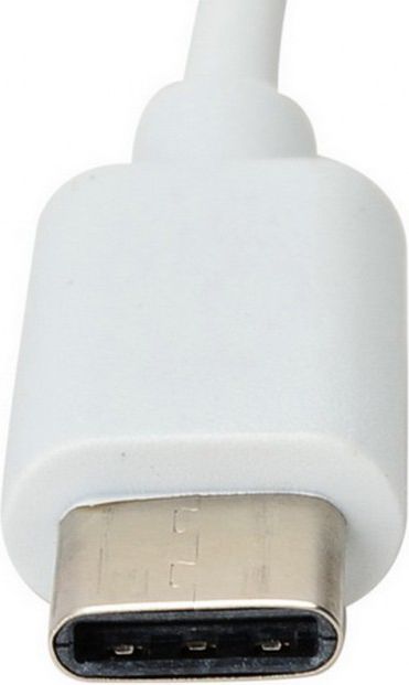Adapter rrjeti Techly 66255, USB C në RJ 45, i bardhë