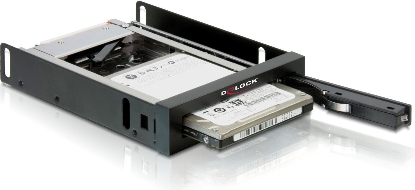 Kuti montuese Delock 47194, për HDD SSD 2.5", SATA 6 Gb s, metalike