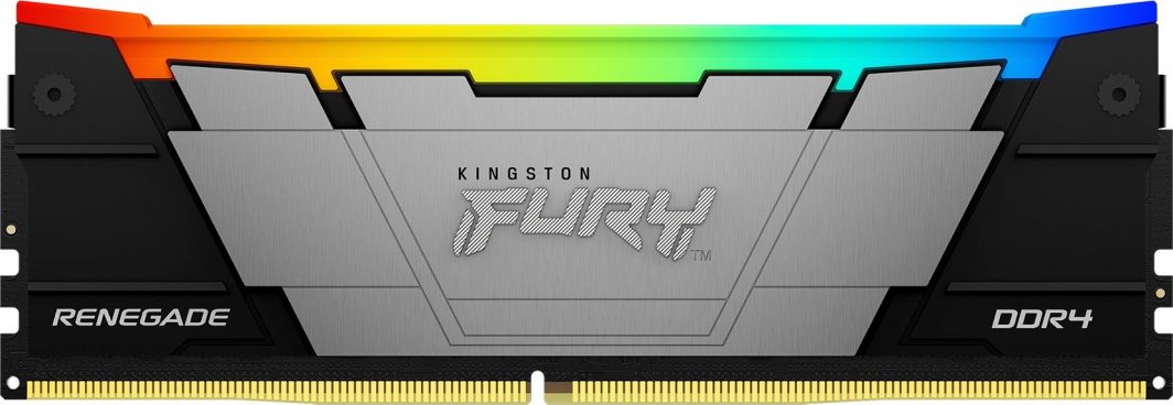Memorie Kingston Fury Renegade RGB, DDR4, 16 GB, 3600 MHz, CL16, KF436C16RB12A/16