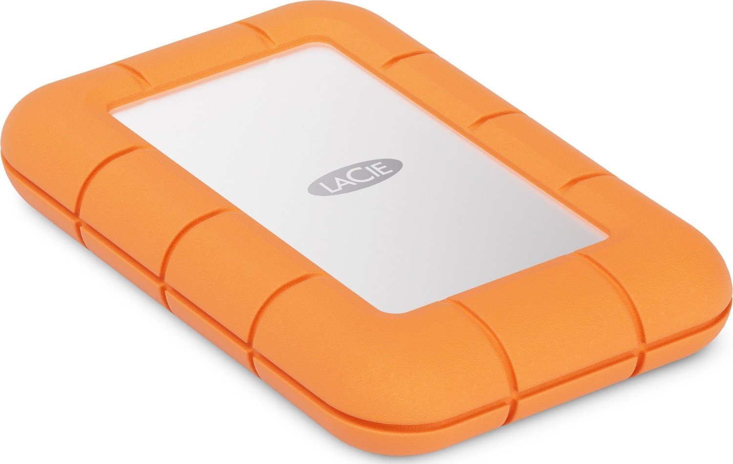 Надворешен SSD LaCie Rugged Mini STMF2000400, 2TB, USB C, сребрено портокалов
