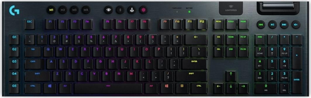 Tastierë Logitech G915 Romer-G Clicking, e zezë