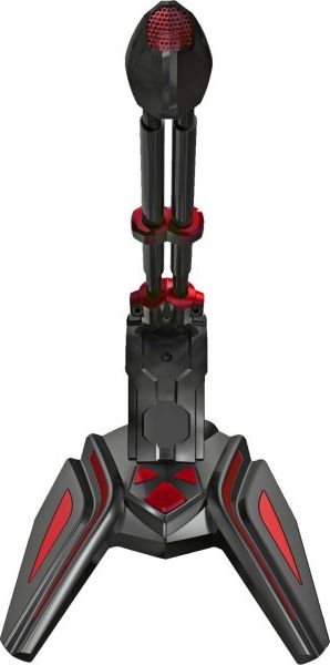 Mikrofon tavoline Varr SPIDER Desktop, omnidrejtues 360°, me trup metalik, i zi