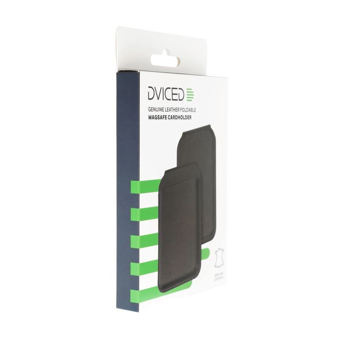 Dviced Leather MagSafe Foldable Cardholder, Black