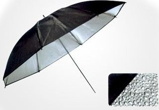 Çadër reflektuese Massa Silver Umbrella SB1688, 110cm, e argjendtë